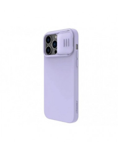 Husă Nillkin iPhone 14 Pro Max, CamShield Silky Silicone, Dark Purple