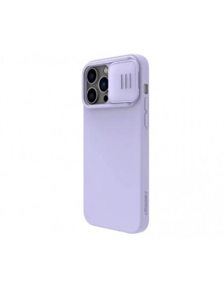 Husă Nillkin iPhone 14 Pro Max, CamShield Silky Silicone, Dark Purple