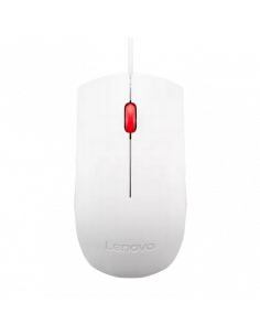 Mouse Lenovo Essential USB, Alb