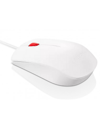 Mouse Lenovo Essential USB, Alb