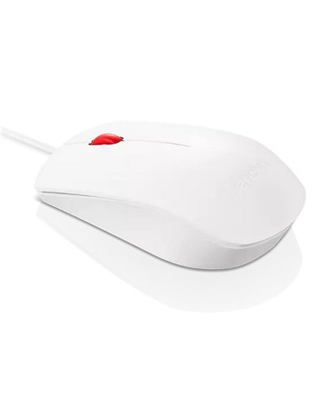 Мышь Lenovo Essential USB, Белый