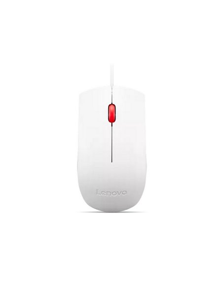 Мышь Lenovo Essential USB, Белый