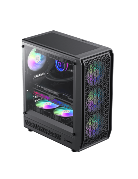 Carcasă PC Gamemax Forge AB, Midi-Tower, Fără PSU, Negru Carcasă PC Gamemax Forge AB, Midi-Tower, Fără PSU, Negru