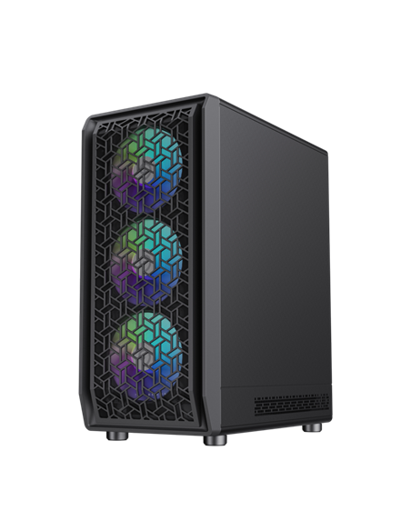 Carcasă PC Gamemax Forge AB, Midi-Tower, Fără PSU, Negru Carcasă PC Gamemax Forge AB, Midi-Tower, Fără PSU, Negru
