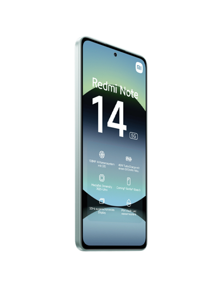Smartphone Xiaomi Redmi Note 14 5G, 8GB/256GB, Verde Coral