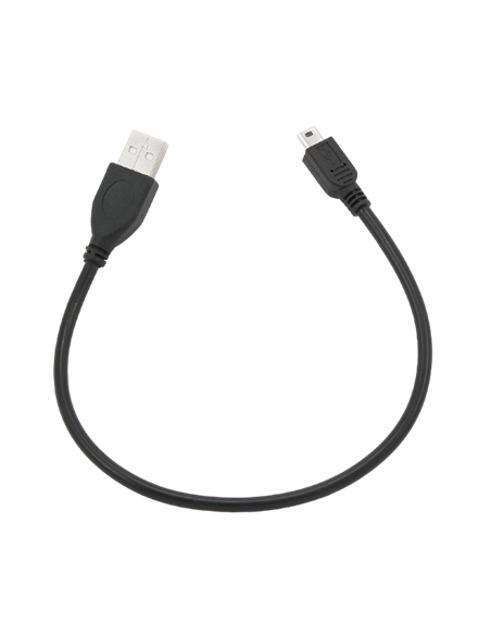 Cable de date Cablexpert CCP-USB2-AM5P-1, USB Type-A (F)/Mini-USB, 0,3m, Negru