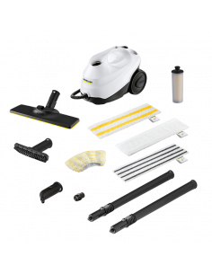 Aparat de curățat cu abur Karcher SC 3 EasyFix Anniversary Edition + Set duze perii rotunde 2.863-264.0, Alb 2