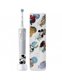 Электрическая зубная щетка Braun Kids Vitality PRO D103 Disney, Белый | Серый