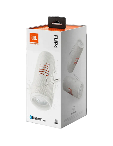 Портативная колонка JBL Flip 6, Белый