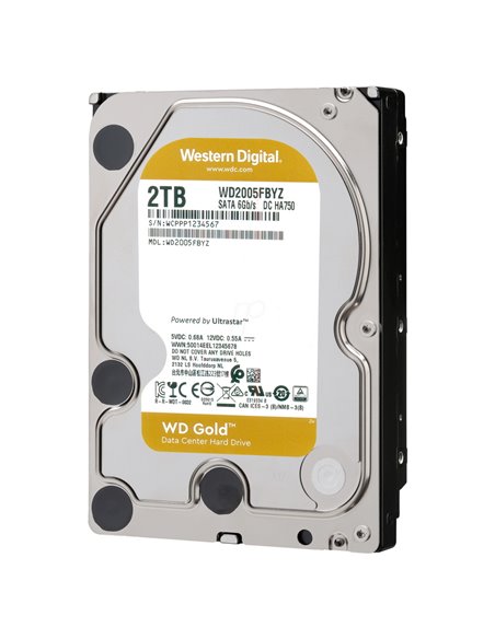 Unitate HDD Western Digital WD Gold, 3.5", 2 TB WD2005FBYZ