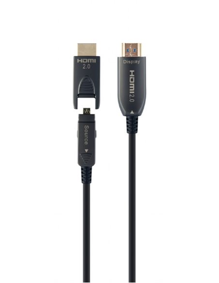 Cablu Video Cablexpert CCBP-HDMID-AOC-20M, HDMI D (M) - HDMI A (M), 20 m, Negru