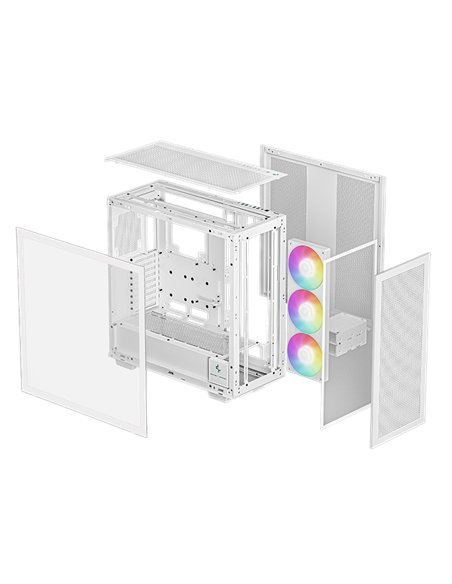 Компьютерный корпус Deepcool MORPHEUS, Full-Tower, Без блока питания, Чёрный