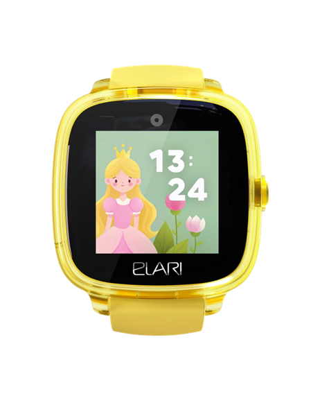 Детские часы Elari KidPhone Fresh 4G, 35мм, Жёлтый