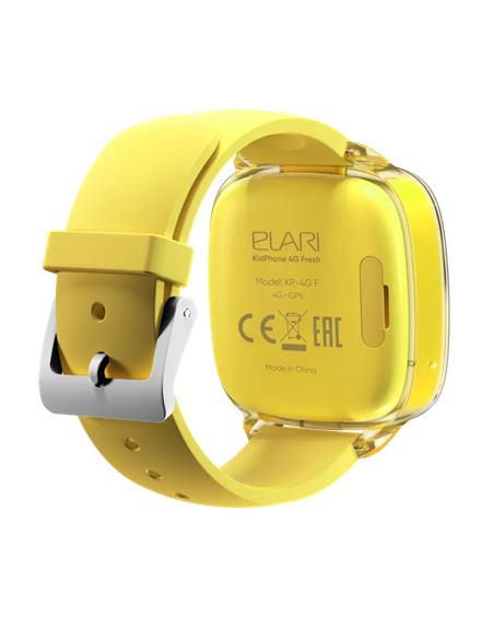 Детские часы Elari KidPhone Fresh 4G, 35мм, Жёлтый