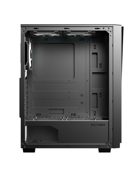 Carcasă PC Gamemax Prism, Midi-Tower, Fără PSU, Negru