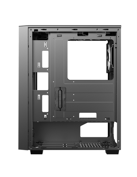 Carcasă PC Gamemax Prism, Midi-Tower, Fără PSU, Negru