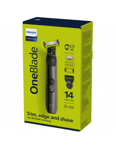 Мужской Триммер Philips OneBlade Pro 360 QP6551/15, Хром 2