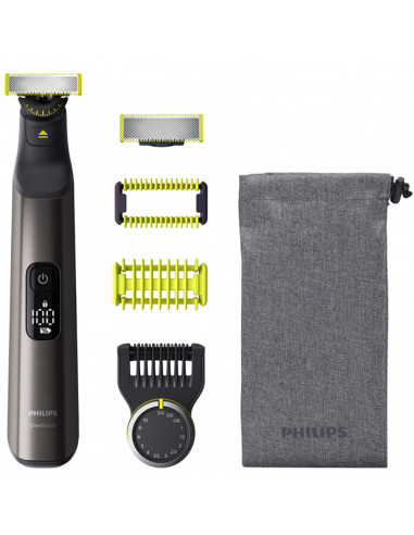 Мужской Триммер Philips OneBlade Pro 360 QP6551/15, Хром