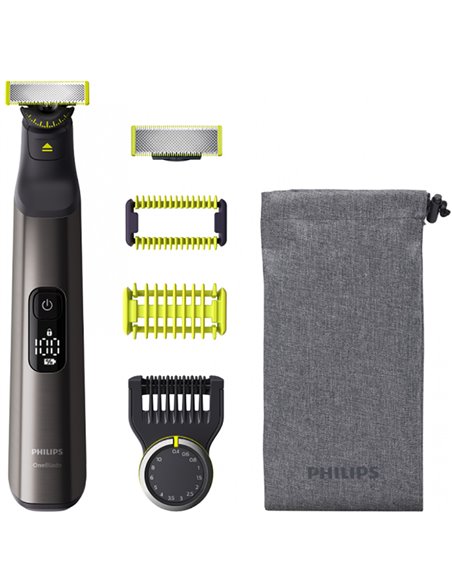 Мужской Триммер Philips OneBlade Pro 360 QP6551/15, Хром Мужской Триммер Philips OneBlade Pro 360 QP6551/15, Хром
