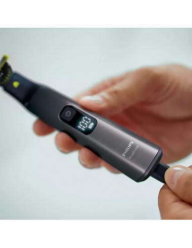 Мужской Триммер Philips OneBlade Pro 360 QP6551/15, Хром