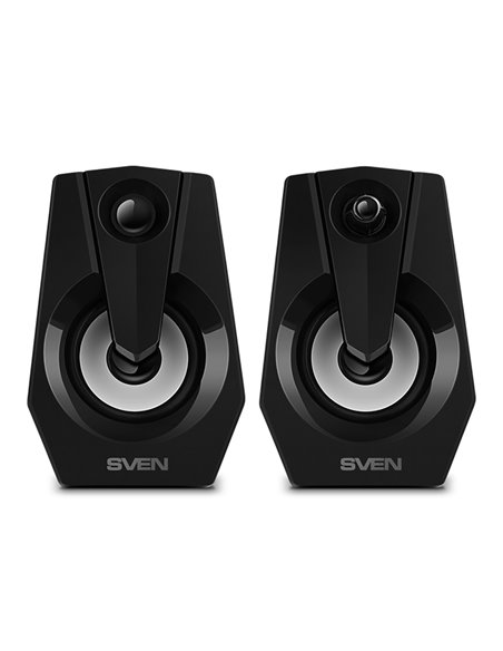 Компьютерные колонки 2.0 SVEN "370", Чёрный Компьютерные колонки 2.0 SVEN "370", Чёрный