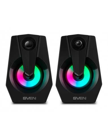 Компьютерные колонки 2.0 SVEN "370", Чёрный