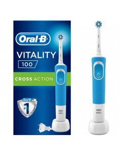 Электрическая зубная щетка Braun Oral-B Vitality 100 Cross Action, Синий 2