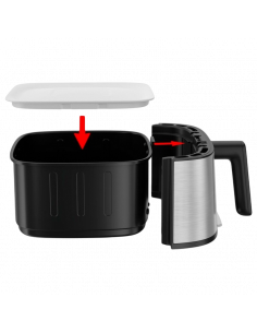 Мультипечь Tefal EY552DE0, Нержавеющая Сталь | Черный 2