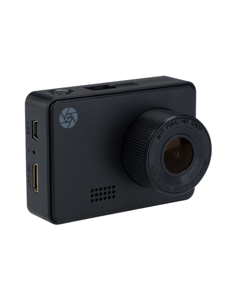 Автомобильный видеорегистратор Globex GE-203W + Камера заднего вида BRC-890, Чёрный