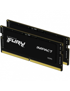 Оперативная память Kingston FURY Impact, DDR5 SDRAM, 6400 МГц, 32 Гб, KF564S38IBK2-32