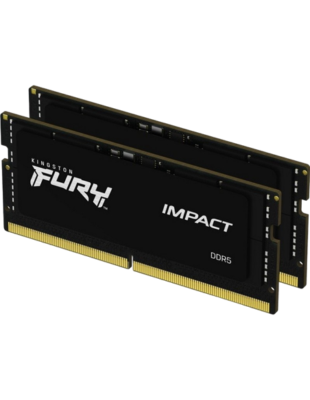 Оперативная память Kingston FURY Impact, DDR5 SDRAM, 6400 МГц, 32 Гб, KF564S38IBK2-32 Оперативная память Kingston FURY Impact, DDR5 SDRAM, 6400 МГц, 32 Гб, KF564S38IBK2-32