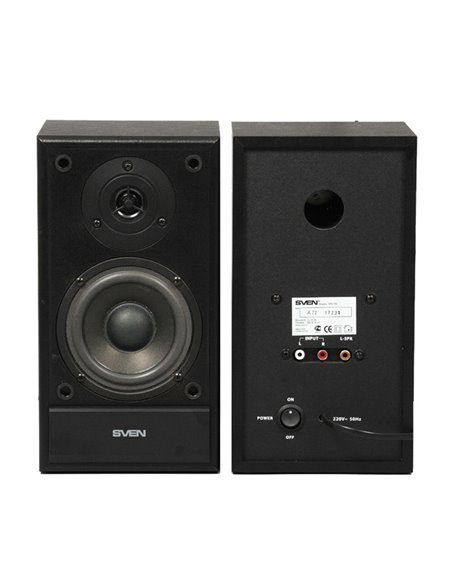 Компьютерные колонки 2.0 SVEN SPS-702, Чёрный
