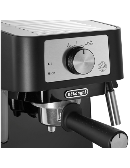 Кофеварка рожковая DeLonghi EC260BK, 1100Вт, Чёрный