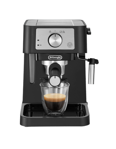 Кофеварка рожковая DeLonghi EC260BK, 1100Вт, Чёрный