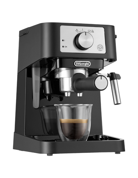 Кофеварка рожковая DeLonghi EC260BK, 1100Вт, Чёрный