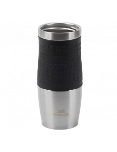 Cană termos Rivacase 90346SL, 0,38L, Oțel Inoxidabil | Negru 2