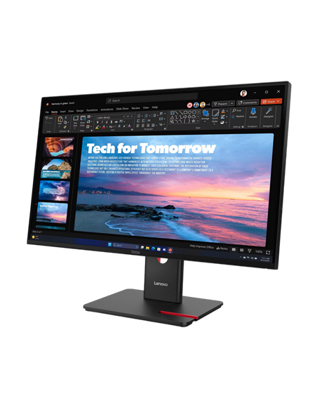 27" Monitor Lenovo T27QD-40, IPS 2560x1440 WQHD, Eclipse Black
