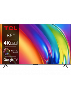 85" LED SMART Телевизор TCL 85P745, 3840x2160 4K UHD, Google TV, Чёрный