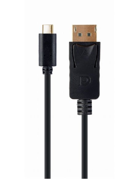 Cablu Video Cablexpert A-CM-DPM-01, USB Type-C (M) - DisplayPort (M), 2 m, Negru