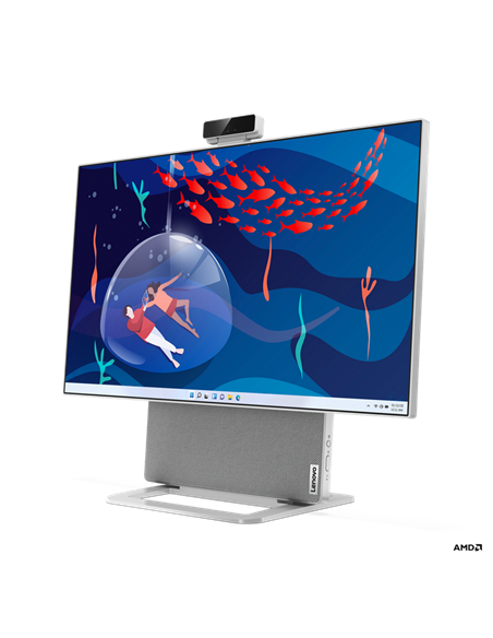 Computer All-in-One Lenovo Yoga 7 27APH8, 27", AMD Ryzen 7 7840HS, 32GB/1024GB, Windows 11 Home SL, Cloud Grey