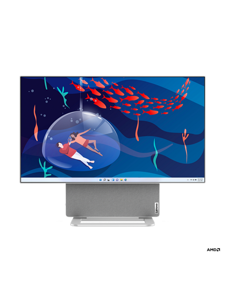 Computer All-in-One Lenovo Yoga 7 27APH8, 27", AMD Ryzen 7 7840HS, 32GB/1024GB, Windows 11 Home SL, Cloud Grey
