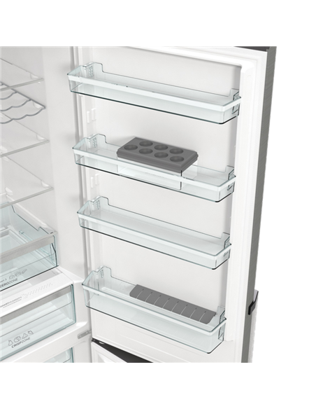 Frigider Gorenje NRC619BSXL4, Oțel inoxidabil