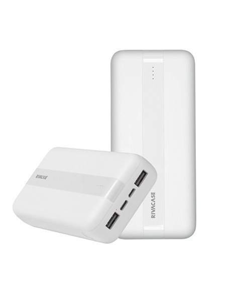Acumulator extern RivaCase VA2081, 20000mAh, Alb