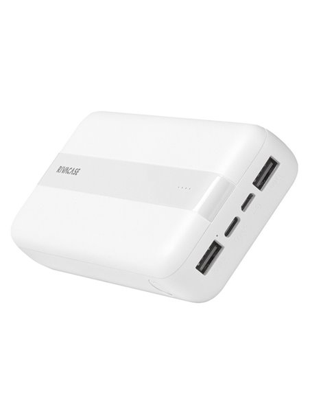 Портативное зарядное устройство RivaCase VA2081, 20000мА·ч, Белый