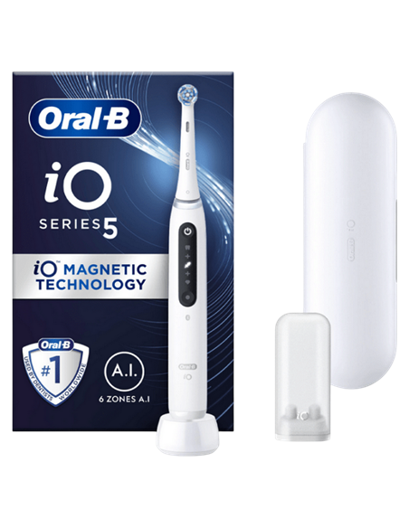 Электрическая зубная щетка Braun Oral-B iO5, White Alabaste