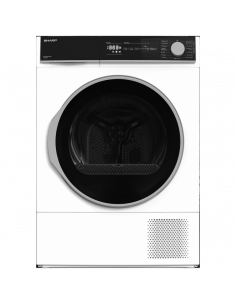 Сушильная машина Sharp KDNHH0S7GW2EE, 10кг, Белый