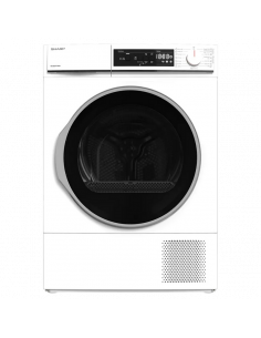 Сушильная машина Sharp KDNHA8S7GW21EE, 8кг, Белый