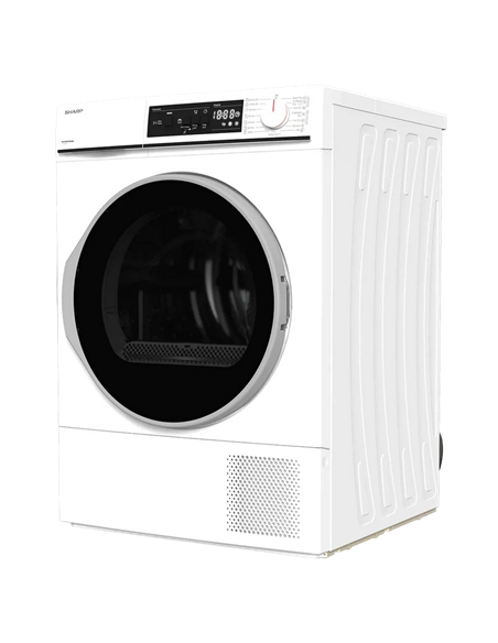 Uscător de rufe Sharp KDNHA8S7GW21EE, 8kg, Alb