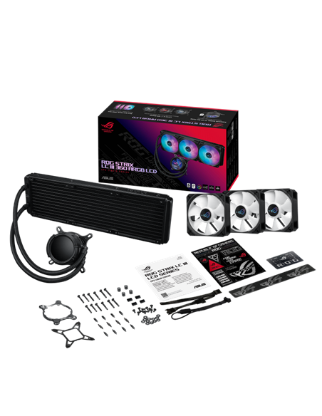 Cooler procesor ASUS ROG Strix LC III 360 ARGB LCD