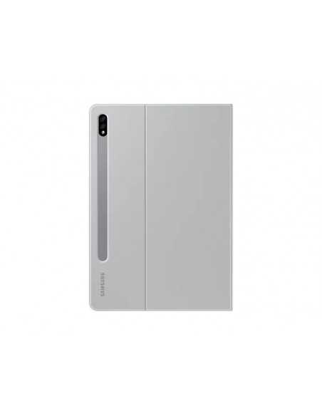 Husă pentru tabletă Samsung Tab S7 Book Cover, 11", Poliuretan, Gri deschis